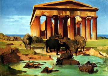 パエストゥムの眺め ギリシャ アラビア オリエンタリズム ジャン レオン ジェローム Oil Paintings